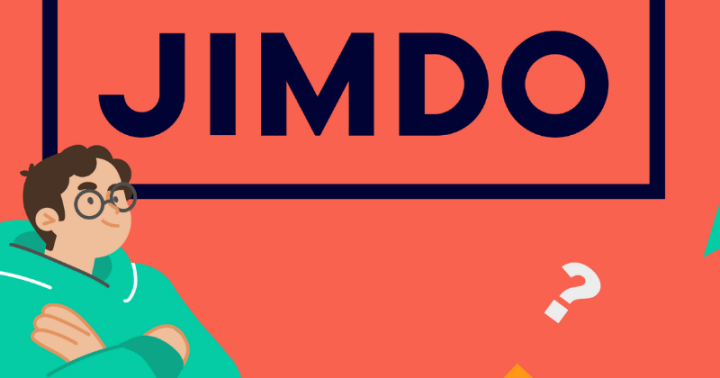 Logo of JIMDO, a website builder platform.